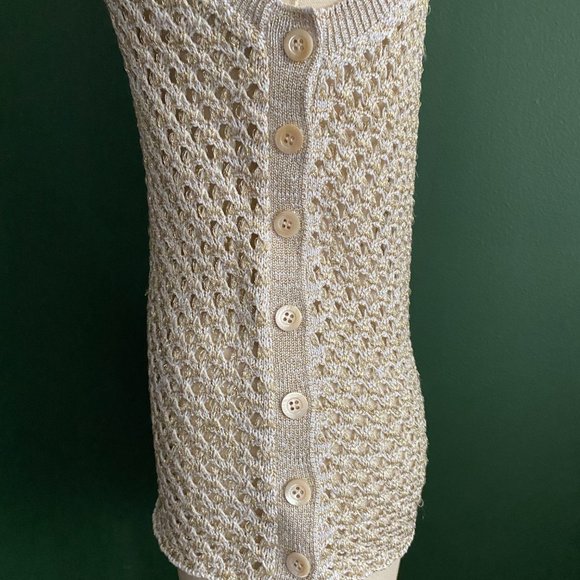 Proenza Schouler Metallic Mesh Tank Top - Picture 8 of 15